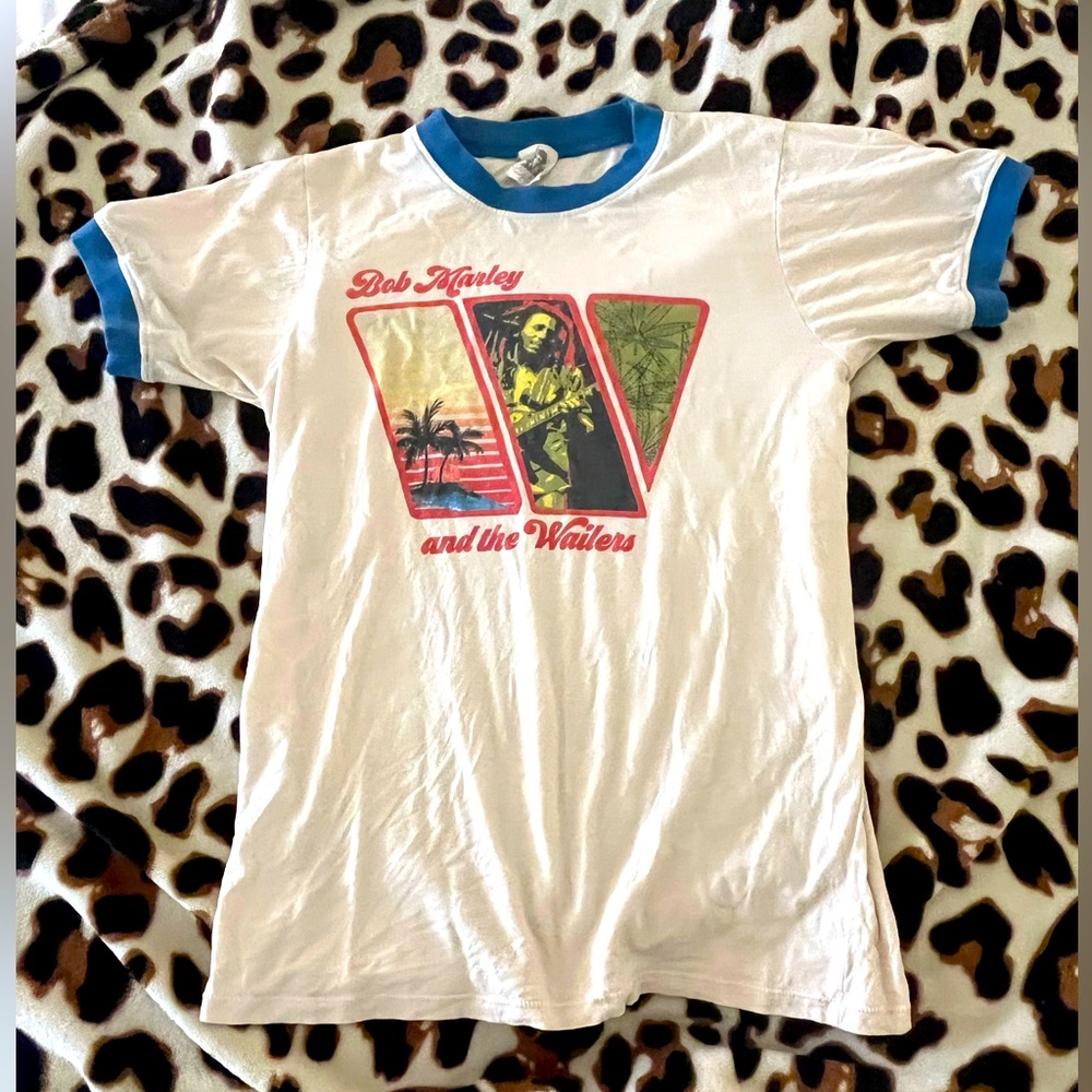 Rare Bob Marley & The Wailers Ringer T-shirt.